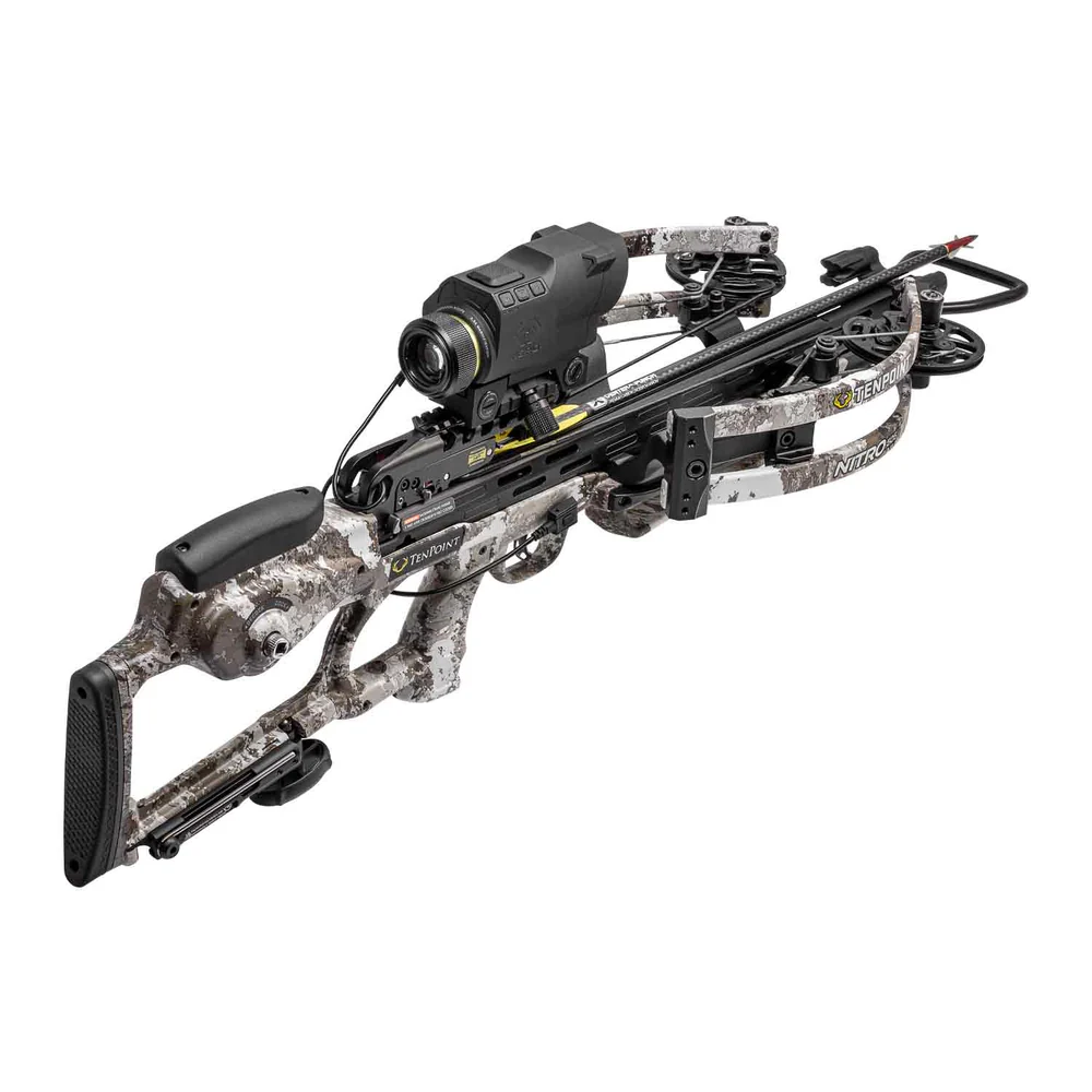 TenPoint Nitro 505, crossbow package, Garmin Xero X1i Scope, TenPoint crossbow, high-performance crossbow, hunting crossbow, precision crossbow, durable crossbow, bowhunting gear, target shooting crossbow, Nitro 505, powerful crossbow, stealth crossbow, crossbow accessories, all-in-one crossbow package, Garmin Xero X1i Scope, TenPoint archery.