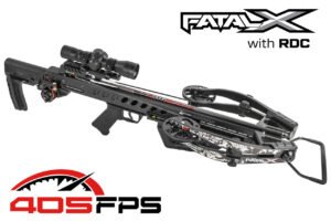 Killer Instinct Fatal-X, crossbow package, with RDC, Killer Instinct crossbow, high-performance crossbow, hunting crossbow, precision crossbow, durable crossbow, bowhunting gear, target shooting crossbow, Fatal-X, powerful crossbow, stealth crossbow, crossbow accessories, all-in-one crossbow package, reverse draw crossbow (RDC), Killer Instinct archery.