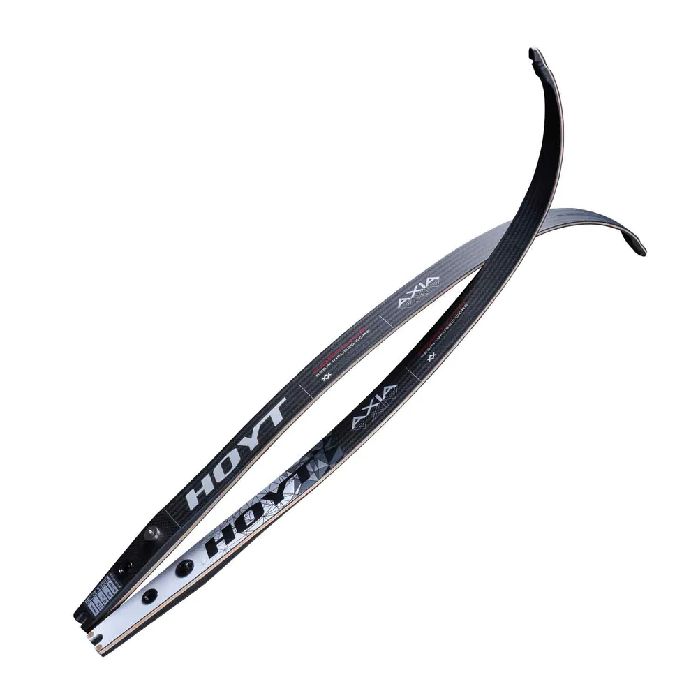 Hoyt Formula Axia, recurve limbs, Resin Infused Core, ILF recurve limbs, competitive archery, precision archery equipment, durable archery limbs, lightweight recurve limbs, advanced archery technology, torsional rigidity, consistent arrow speed, ergonomic archery limbs, 8-layer carbon limbs, archery performance, customizable archery limbs, high-performance limbs, archery accuracy, vibration reduction, sleek archery limbs, modern archery gear.