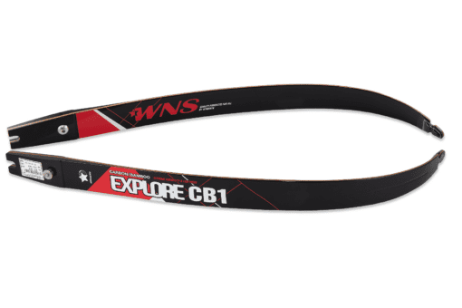 WNS Explore CB1 Carbon Bamboo ILF Recurve Limbs, carbon bamboo archery limbs, high-performance recurve limbs, ILF recurve limbs, target archery limbs, field archery limbs, Win & Win recurve limbs, carbon fiber archery equipment, bamboo archery components, precision archery limbs