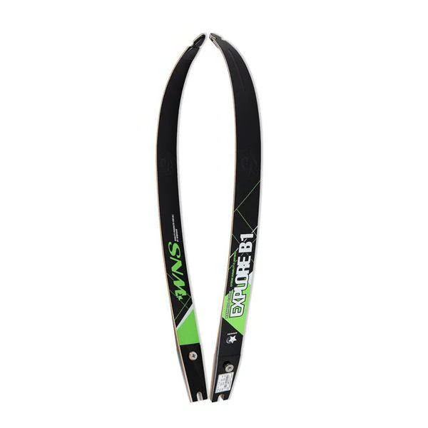 WNS Explore B1 Recurve Limbs, Glass Bamboo Archery Limbs, ILF Compatible Recurve Limbs, Win & Win Archery Limbs, High Performance Recurve Limbs, Durable Recurve Limbs, Archery Equipment, Target Shooting Limbs, Field Archery Limbs