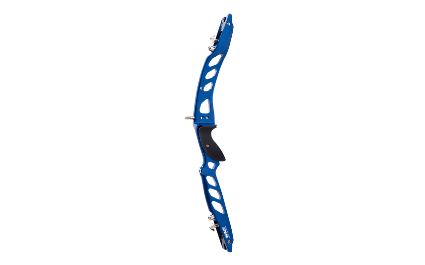 WNS Motive FX, ILF recurve riser, 25" recurve riser, competitive archery, precision archery equipment, lightweight aluminum riser, customizable archery riser, ergonomic archery grip, advanced archery technology, archery stability, WNS archery products, modern archery gear, durable archery riser, outdoor archery equipment, ILF limb compatibility, sleek archery design, consistent arrow speed, vibration reduction, archery customization, stylish archery riser, high-performance archery, archery accuracy, versatile recurve riser.