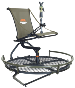 Buy Millennium M360 Revolution Treestand - Best 360-degree hang-on treestand, ultimate hunting platform, comfortable treestand, full 360-degree rotation, stable and durable, hunting gear, easy setup, lightweight, premium hang-on treestand, Millennium Treestands, perfect for bowhunters, advanced hunting equipment.